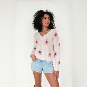 Bailey Rose Flower Sweater